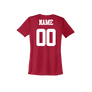Quarterback Club-Red Fan Shirt-Personalized