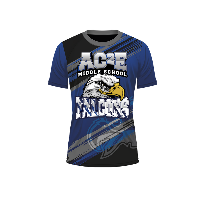 AC2E Middle School-Full Sublimation Spirit Shirt