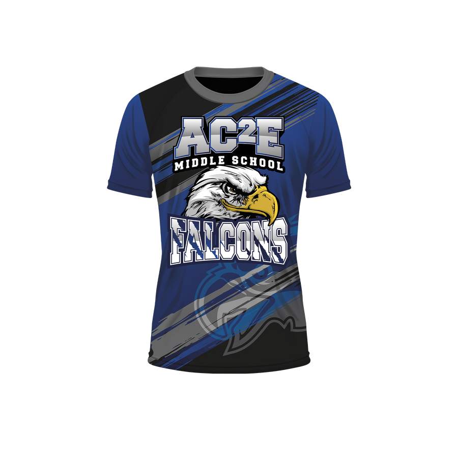 AC2E Middle School-Full Sublimation Spirit Shirt