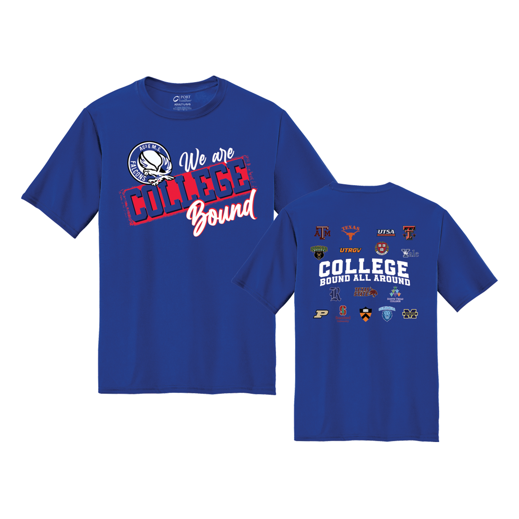 Ac2e Middle School-College Shirt – Sign Works