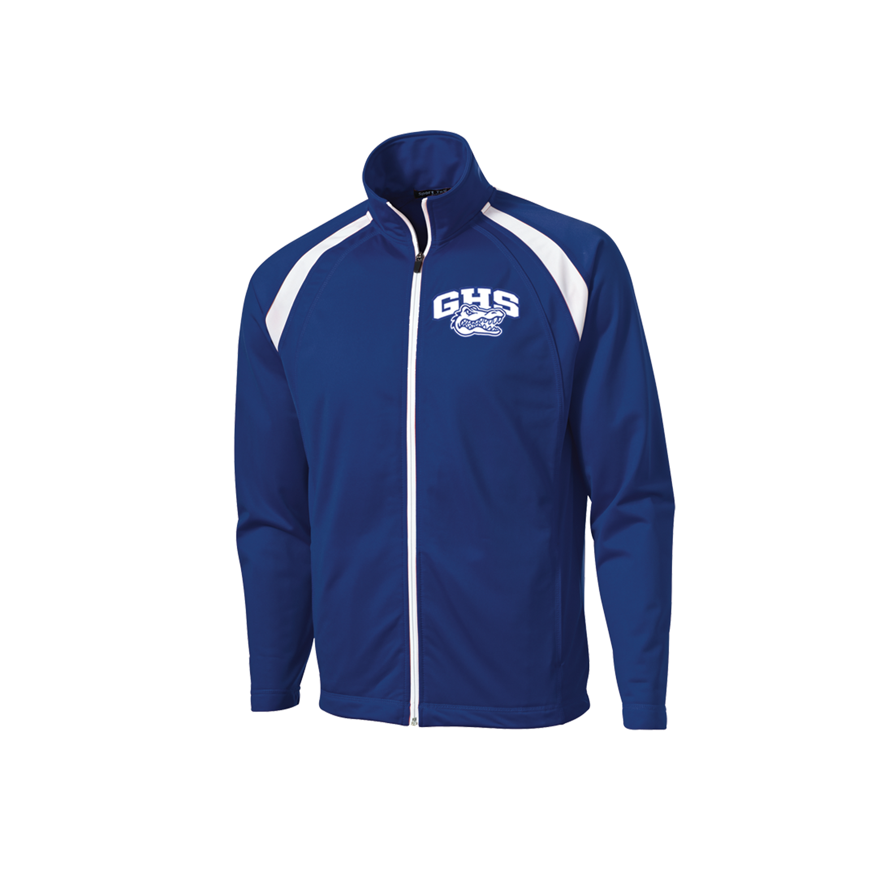 Sport tek tricot track jacket hot sale