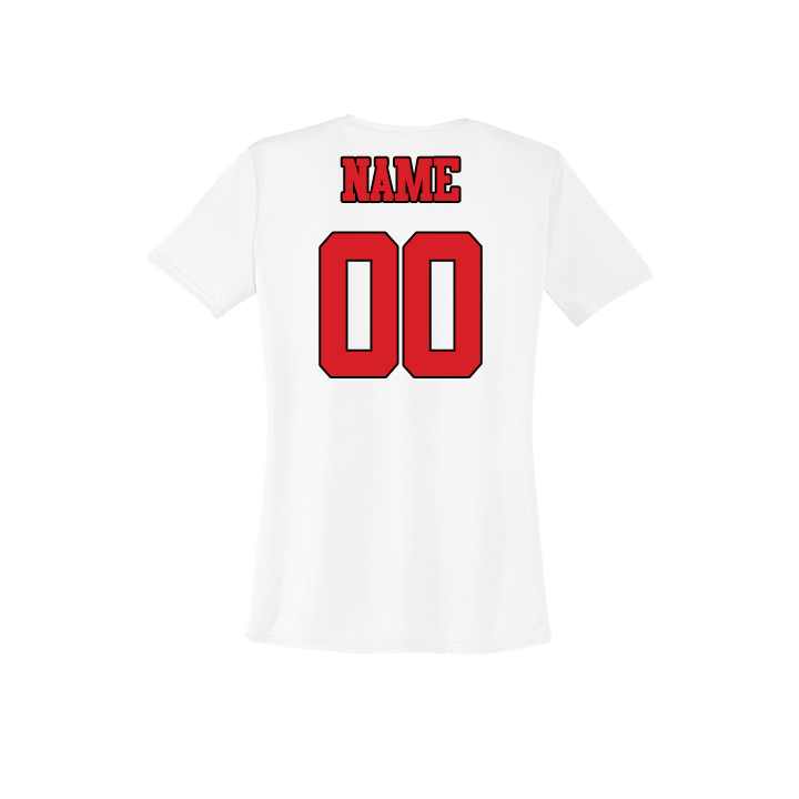 Quarterback Club-White Fan Shirt-Personalized