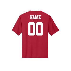 Quarterback Club-Red Fan Shirt-Personalized