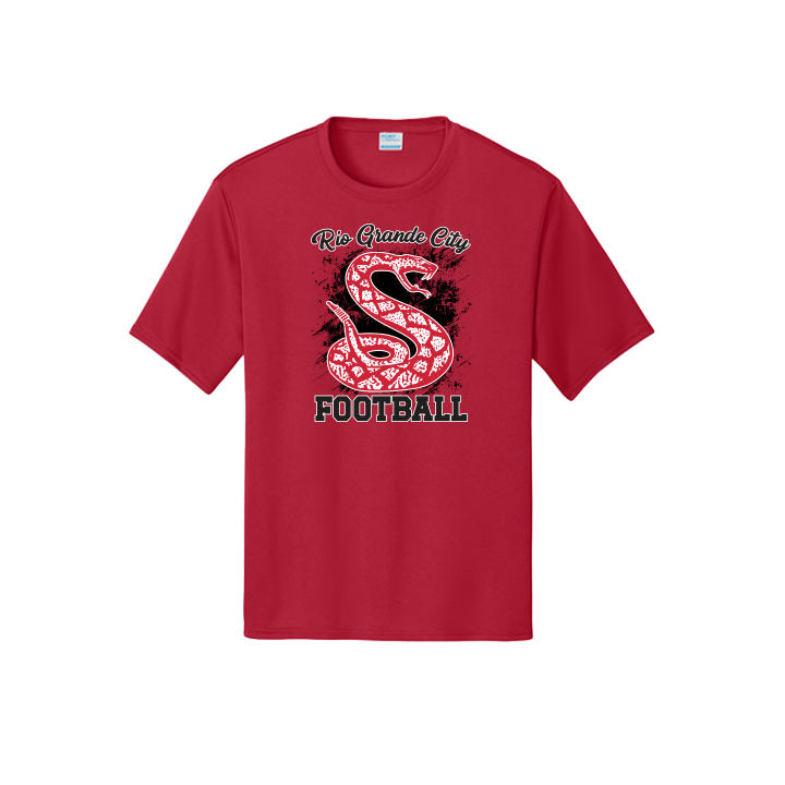Quarterback Club-Red Fan Shirt-Personalized