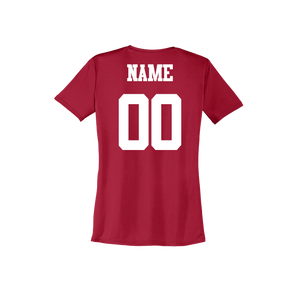 Quarterback Club-Red Fan Shirt-Personalized