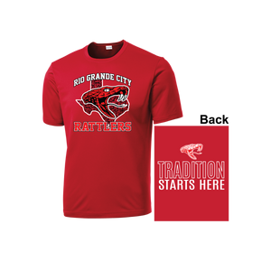 Quarterback Club-Red Spirit Shirt