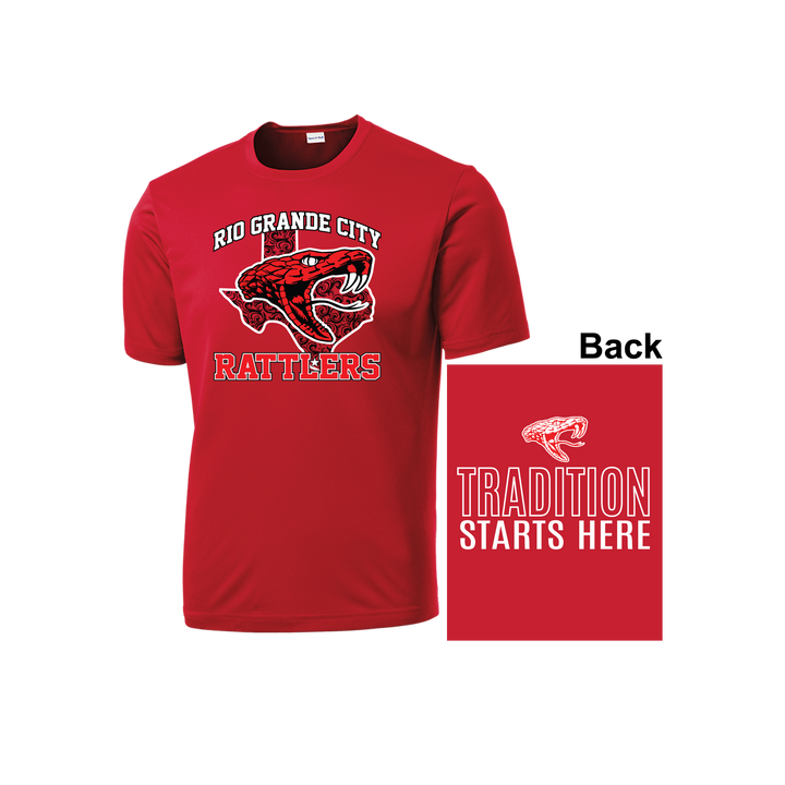 Quarterback Club-Red Spirit Shirt